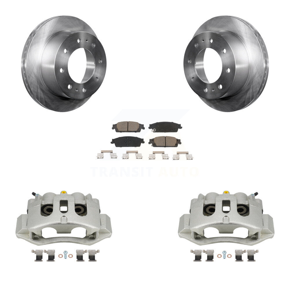 Kit de rotor d'étrier de frein arrière et de plaquettes en céramique pour Chevrolet Suburban H 2017 – 2019