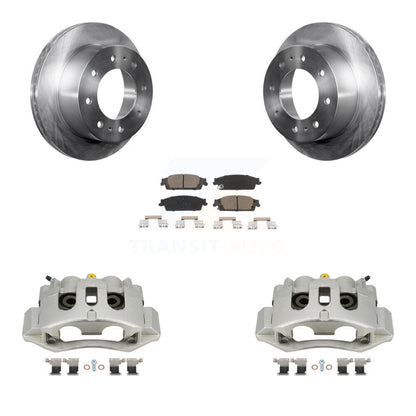 Kit de rotor d'étrier de frein arrière et de plaquettes en céramique pour Chevrolet Suburban H 2017 – 2019