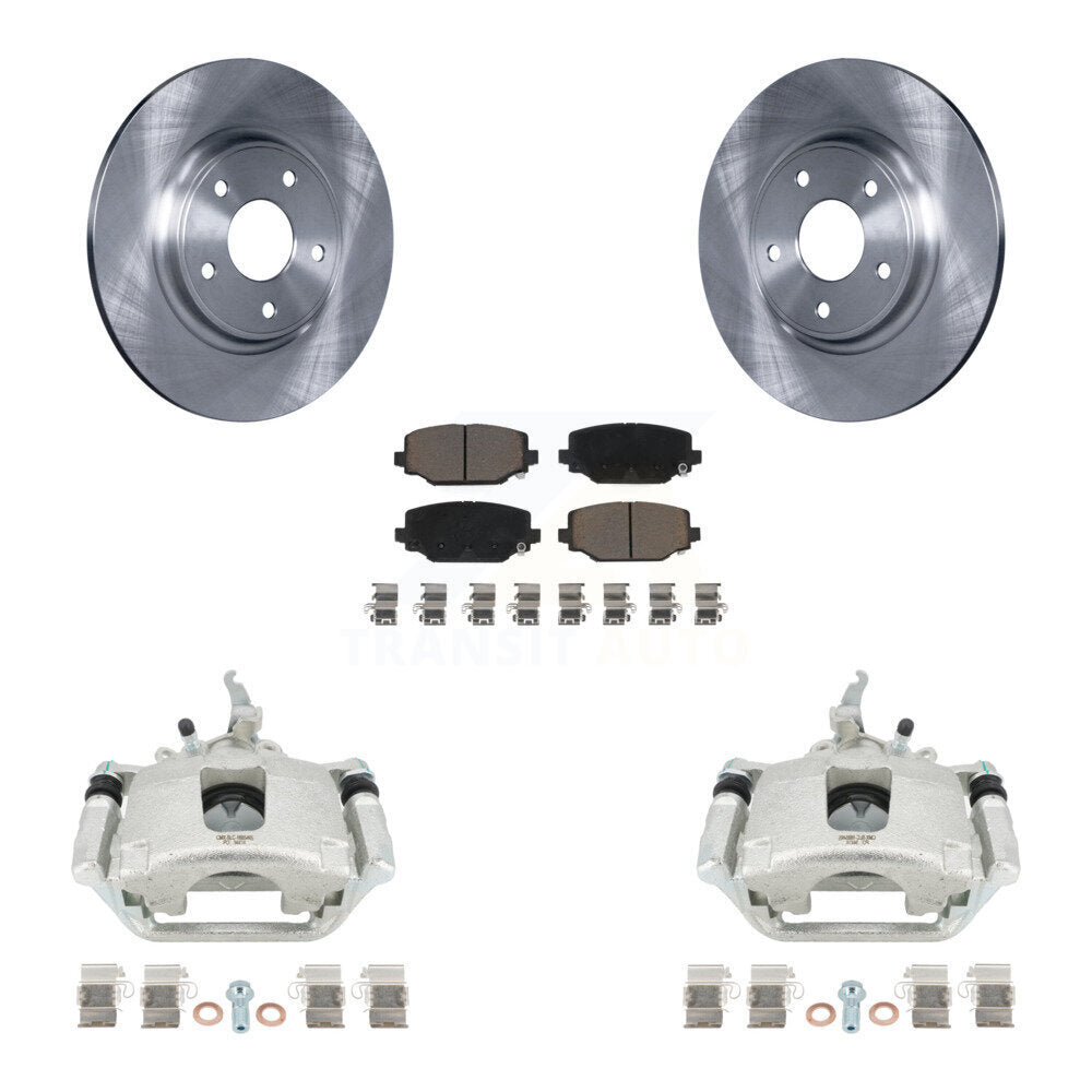 Kit de rotors d'étrier de frein à disque arrière et de plaquettes en céramique pour Dodge Journey 2014 – 2020