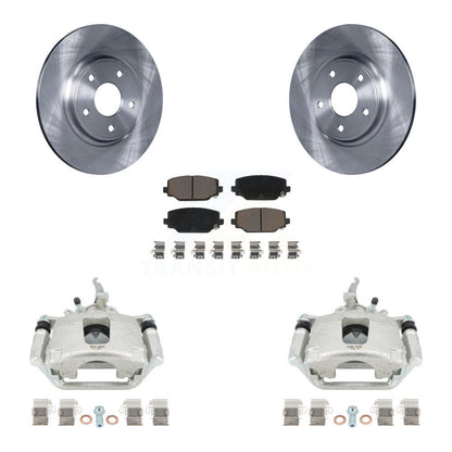 Kit de rotors d'étrier de frein à disque arrière et de plaquettes en céramique pour Dodge Journey 2014 – 2020