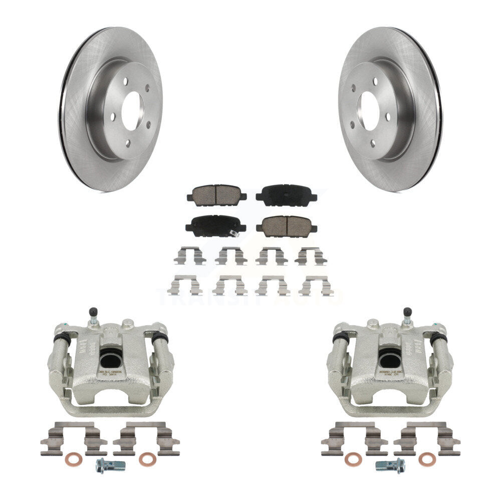 Kit de rotors d'étrier de frein à disque arrière et de plaquettes en céramique pour Nissan Rogue Sport LEAF