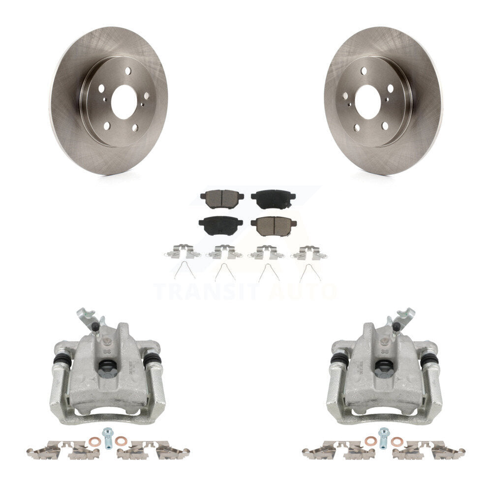 Kit de rotors d'étrier de frein à disque arrière et de plaquettes en céramique pour Toyota Matrix