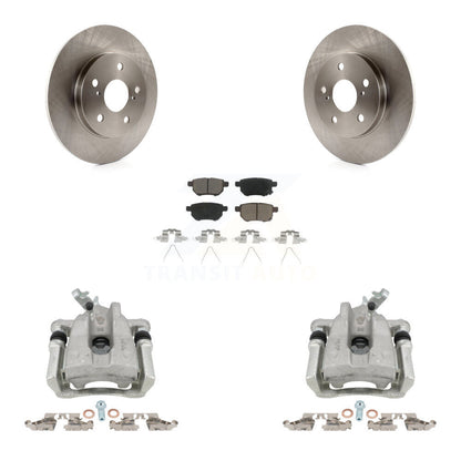 Kit de rotors d'étrier de frein à disque arrière et de plaquettes en céramique pour Toyota Matrix