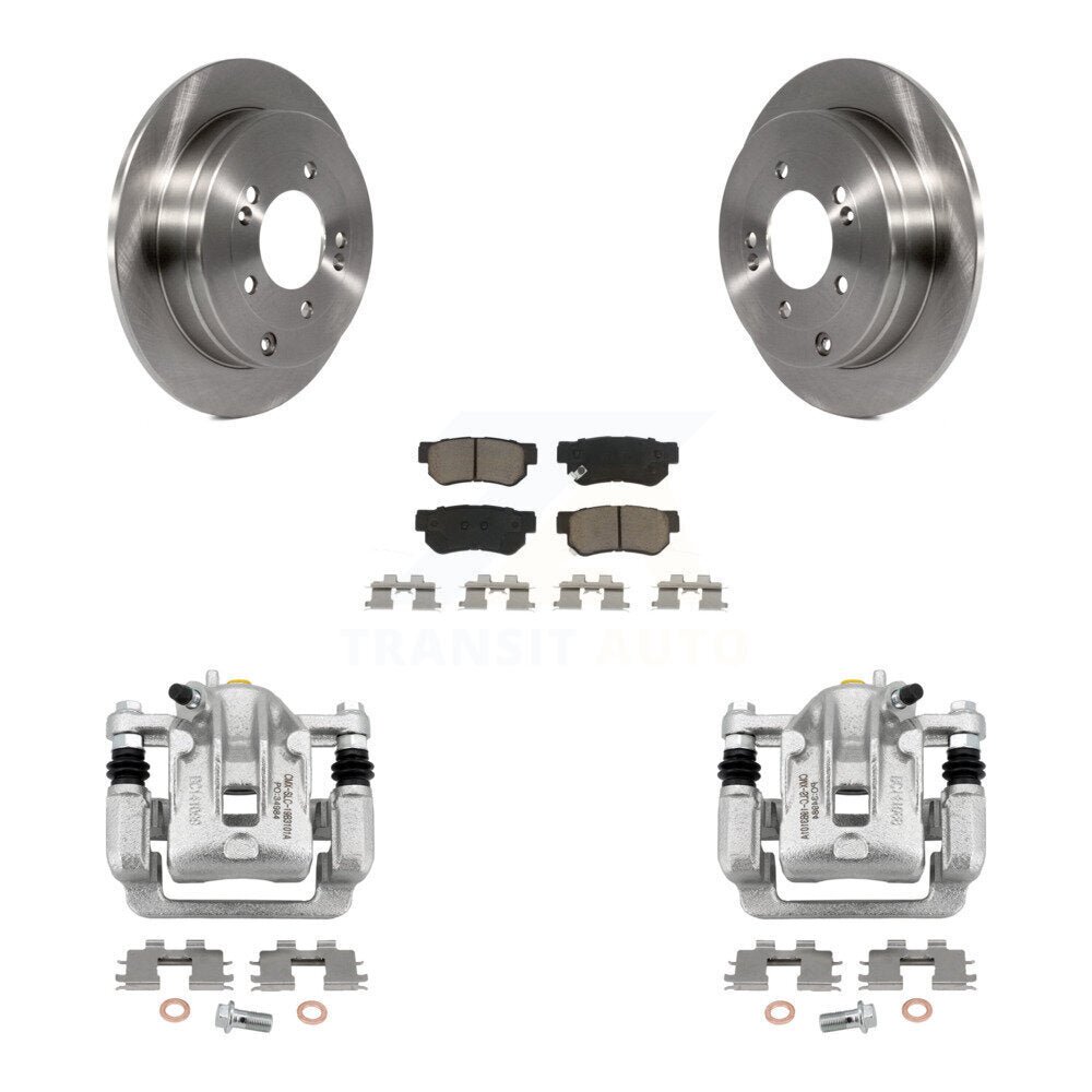Kit de rotors d'étrier de frein à disque arrière et de plaquettes en céramique pour Hyundai Azera 2006-2009