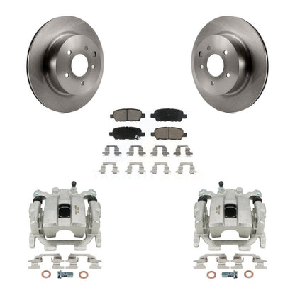 Kit de rotors d'étrier de frein à disque arrière et de plaquettes en céramique pour INFINITI EX35 2008-2012