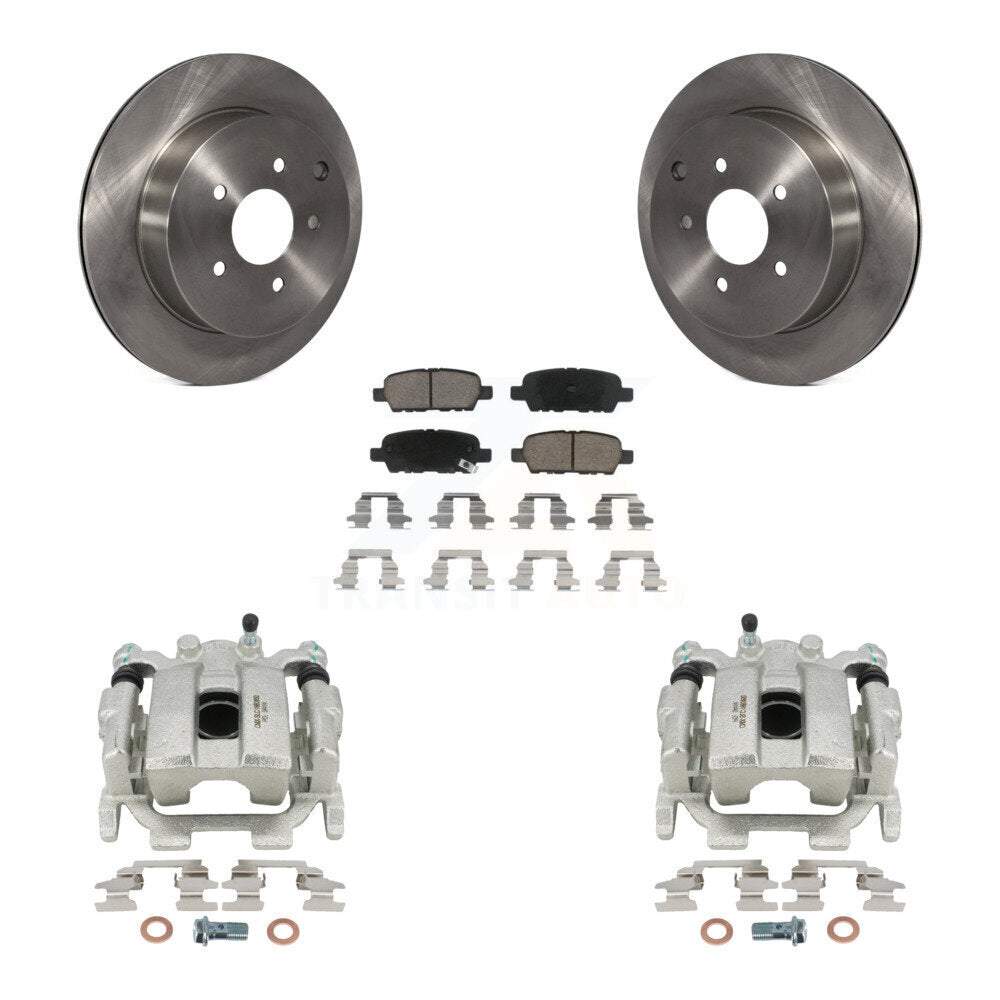 Kit de rotors d'étrier de frein à disque arrière et de plaquettes en céramique pour INFINITI FX35 2009-2012