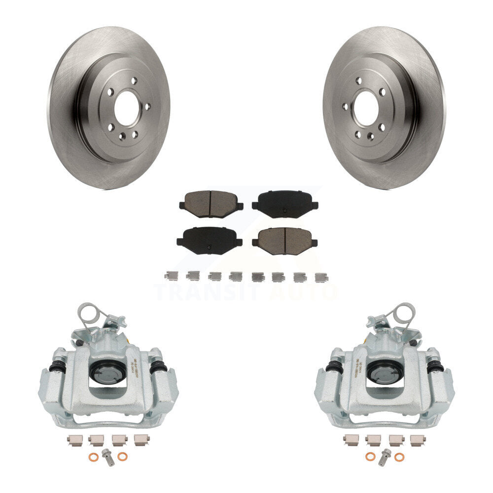 Kit de rotors d'étrier de frein à disque arrière et de plaquettes en céramique pour Ford Edge Lincoln MKX