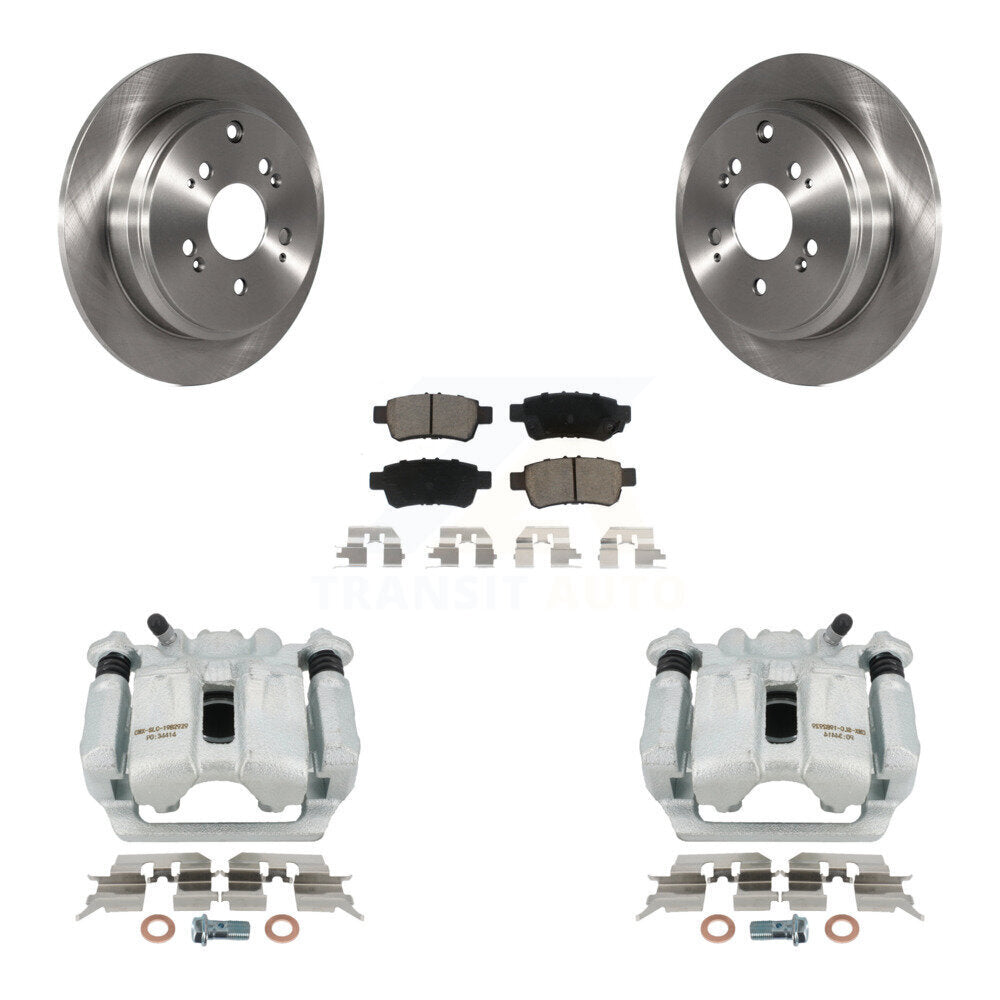 Kit de rotors d'étrier de frein à disque arrière et de plaquettes en céramique pour Honda Odyssey 2005-2010