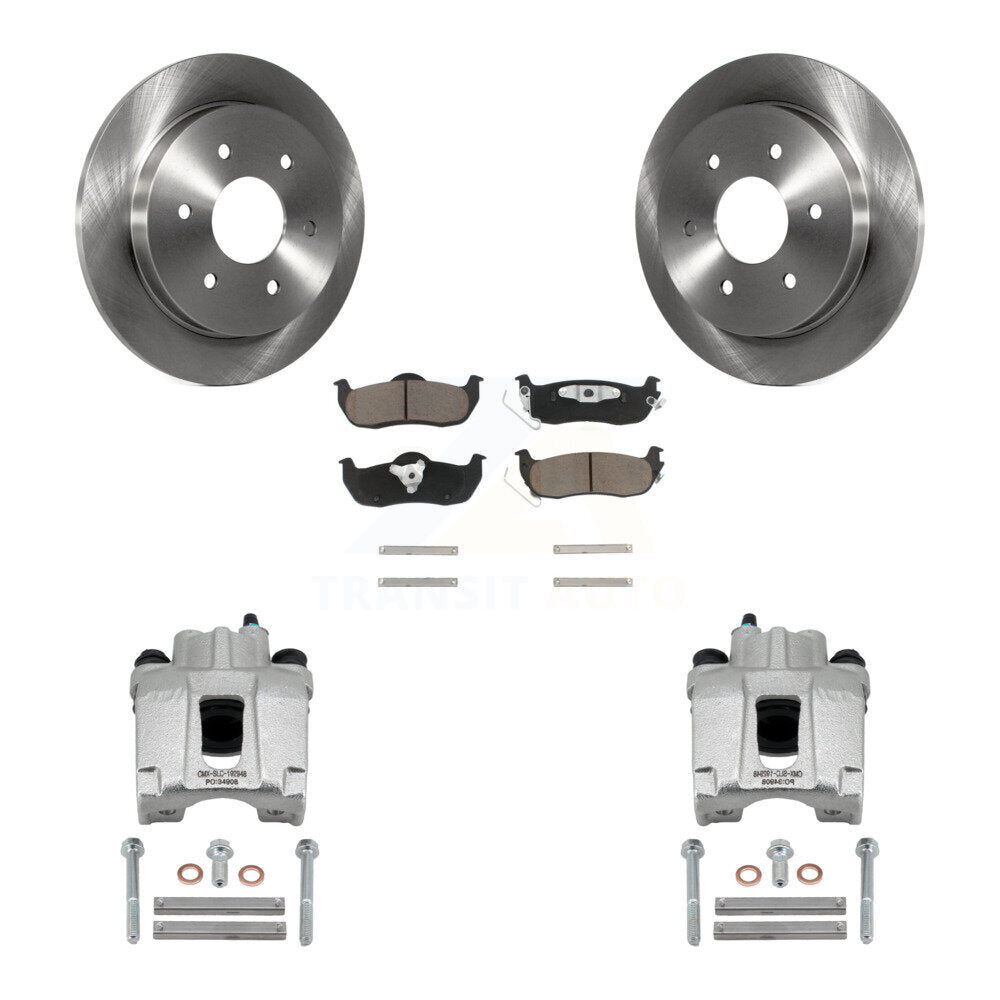 Rotor d'étrier de frein arrière et Kit de plaquettes en céramique, pour Nissan TITAN Armada INFINITI QX5