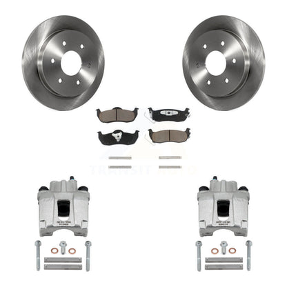 Rotor d'étrier de frein arrière et Kit de plaquettes en céramique, pour Nissan TITAN Armada INFINITI QX5