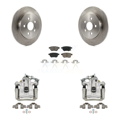 Kit de rotors d'étrier de frein à disque arrière et de plaquettes en céramique pour Toyota Prius enfichable