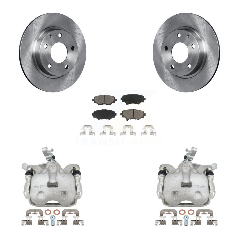 Rotor d'étrier de frein arrière et Kit de plaquettes en céramique pour Mazda 3 Sport 2014-2016 2,5l/2.0