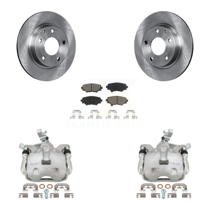 Rotor d'étrier de frein arrière et Kit de plaquettes en céramique pour Mazda 3 Sport 2014-2016 2,5l/2.0