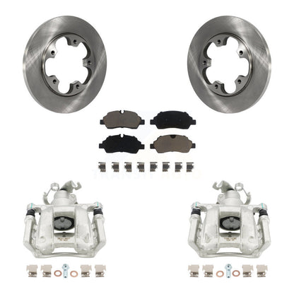 Kit de rotor d'étrier de frein arrière et de plaquettes en céramique pour Ford Transit-250 Transit-150 H