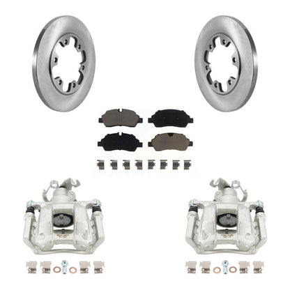 Kit de rotors d'étrier de frein à disque arrière et de plaquettes en céramique pour Ford Transit-350 HD