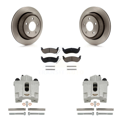 Kit de rotors d'étrier de frein à disque arrière et de plaquettes en céramique pour Ford Ranger 2010-2011