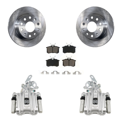 Kit de Rotor d'étrier de frein arrière et de plaquettes en céramique, pour Volkswagen Jetta Beetle Audi A
