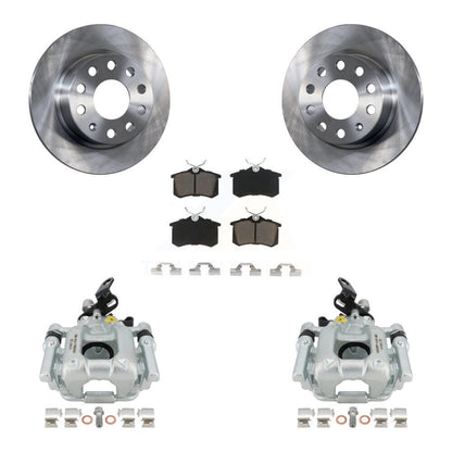 Kit de rotors d'étrier de frein à disque arrière et de plaquettes en céramique pour Volkswagen Beetle