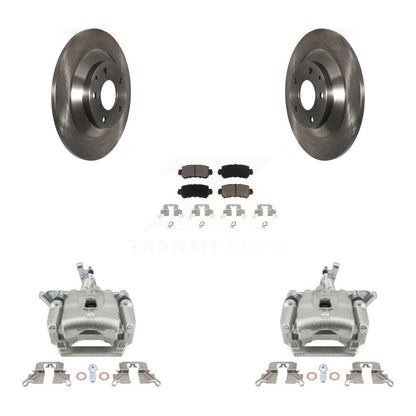 Kit de rotors d'étrier de frein à disque arrière et de plaquettes en céramique pour Mazda CX-5 2013-2015