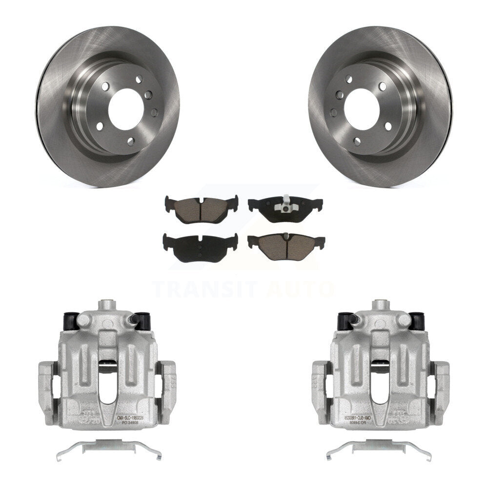 Kit de rotors d'étrier de frein à disque arrière et de plaquettes en céramique pour BMW 323i 328i 325i