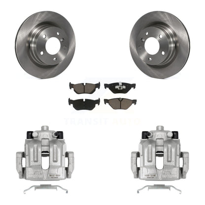 Kit de rotors d'étrier de frein à disque arrière et de plaquettes en céramique pour BMW 323i 328i 325i