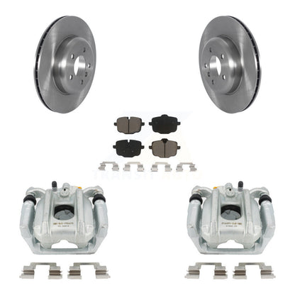 Kit de rotors d'étrier de frein à disque arrière et de plaquettes en céramique pour BMW 535i Seda 2011 – 2013
