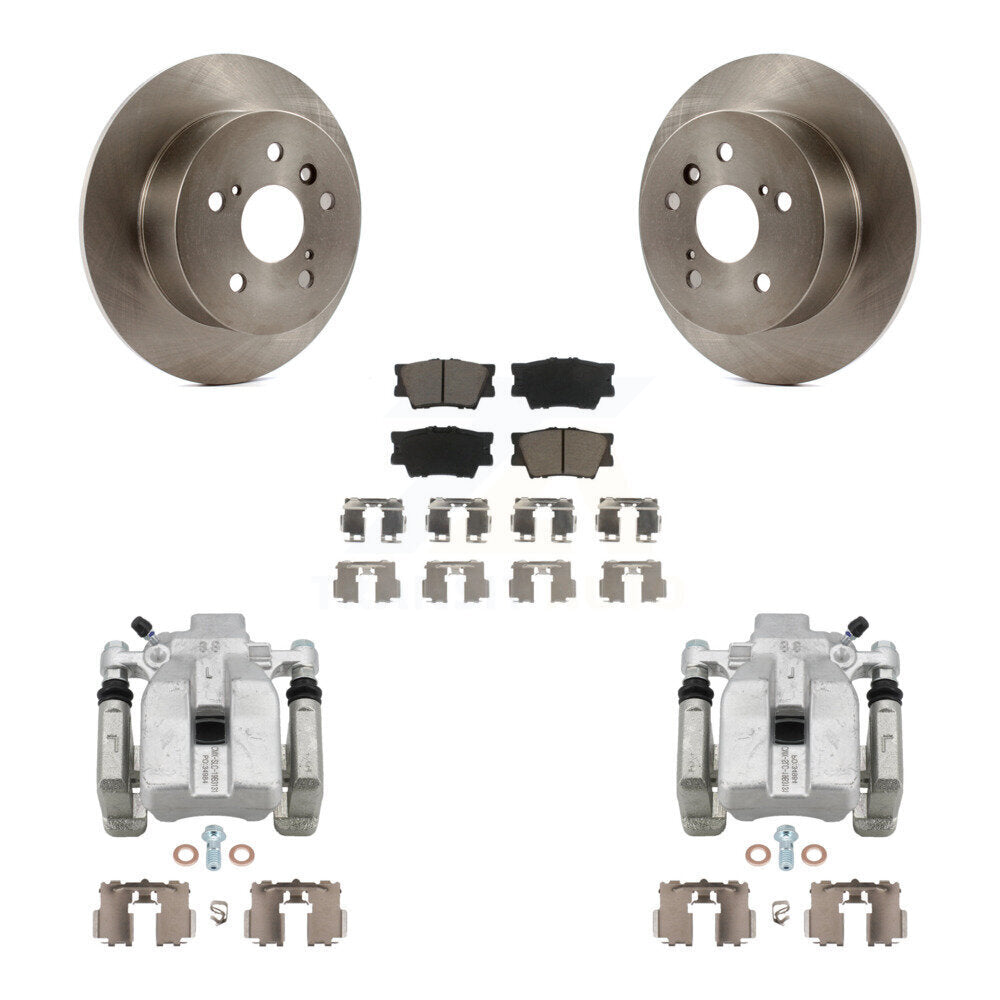 Kit de Rotor d'étrier de frein arrière et de plaquettes en céramique, pour Toyota Camry Lexus ES350 Avalo