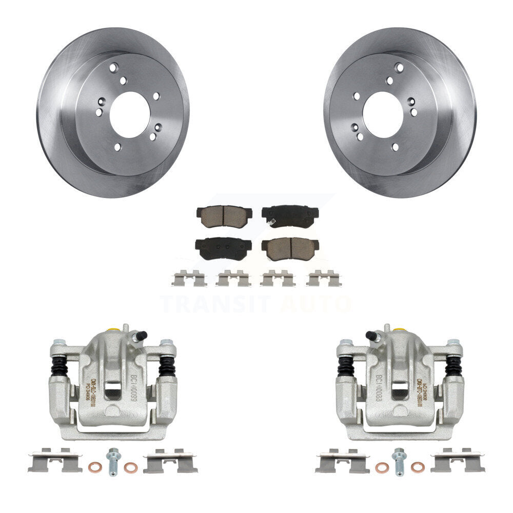 Rotors d'étrier de frein à disque arrière et Kit de plaquettes en céramique pour Hyundai Tucson Kia Sportag