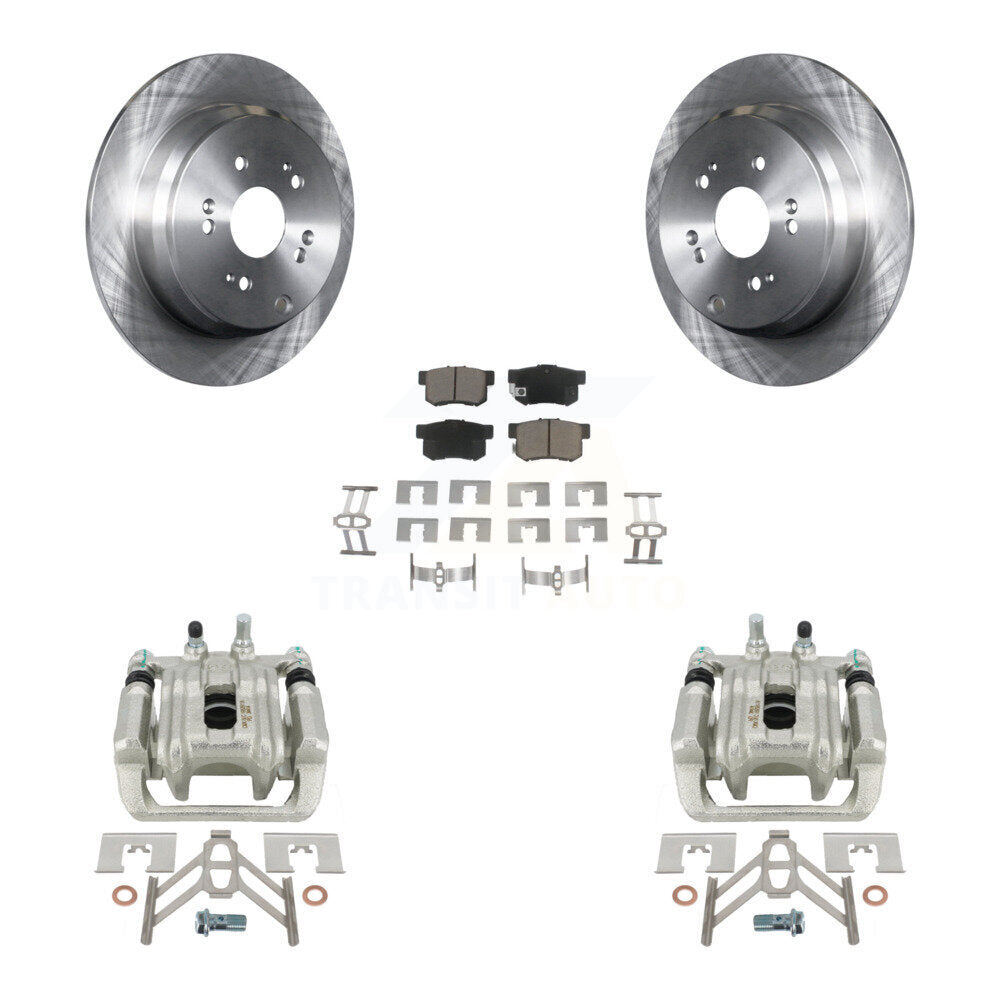 Kit de rotors d'étrier de frein à disque arrière et de plaquettes en céramique pour Acura RDX KC8-100608C