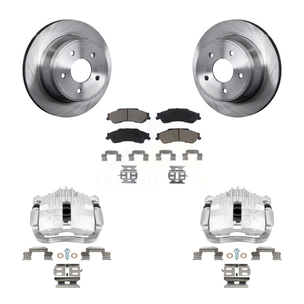 Kit de rotors d'étrier de frein à disque arrière et de plaquettes en céramique pour Chevrolet S10