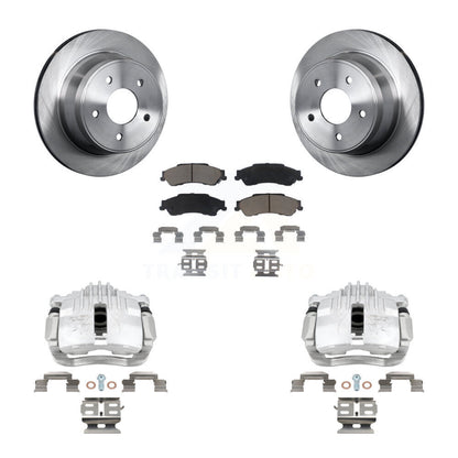Kit de rotors d'étrier de frein à disque arrière et de plaquettes en céramique pour Chevrolet S10