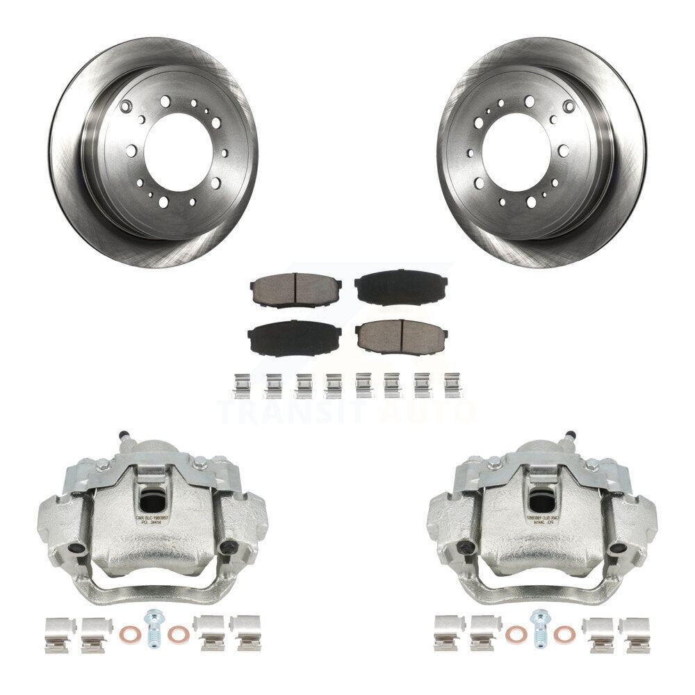 Rotor d'étrier de frein arrière et Kit de plaquettes en céramique pour Lexus LX570 Toyota Land Cruise