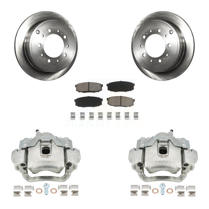 Rotor d'étrier de frein arrière et Kit de plaquettes en céramique pour Lexus LX570 Toyota Land Cruise