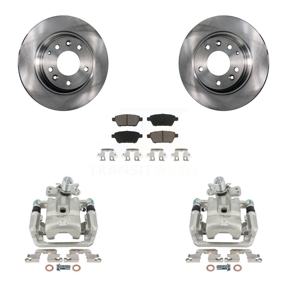Kit de Rotor d'étrier de frein arrière et de plaquettes en céramique, pour Ford Fusion Mazda 6 Lincoln MK