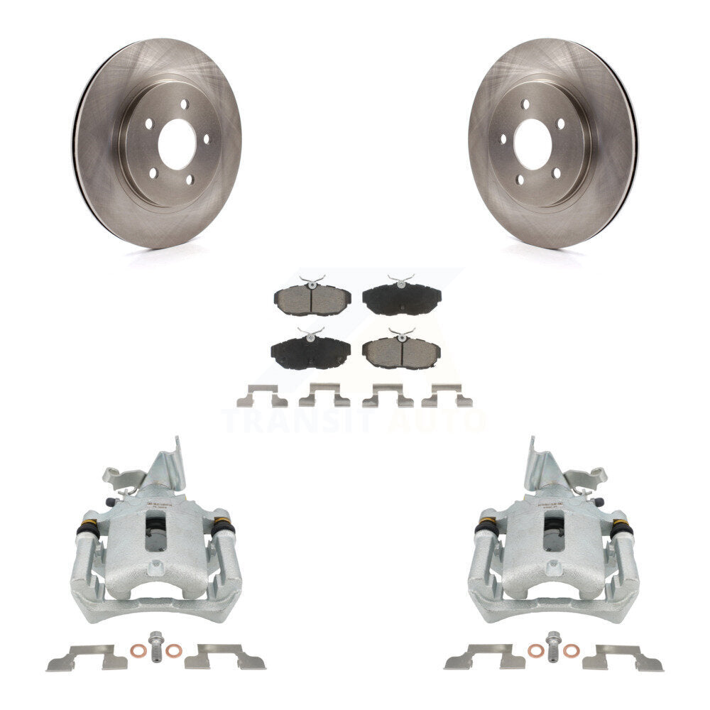 Kit de rotors d'étrier de frein à disque arrière et de plaquettes en céramique pour Ford Mustang KC8-100618