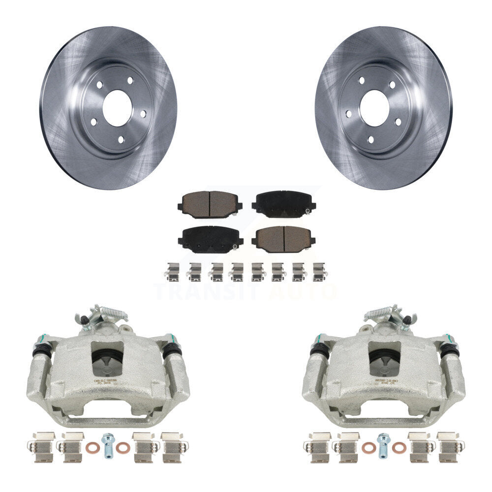 Kit de rotors d'étrier de frein à disque arrière et de plaquettes en céramique pour Dodge Grand Caravan