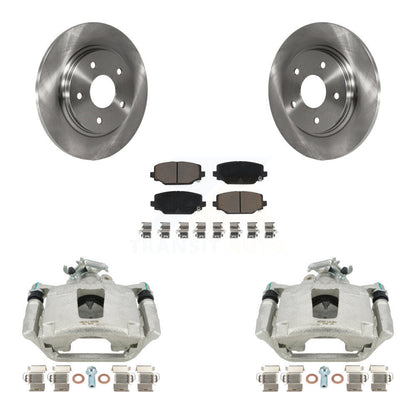 Kit de rotors d'étrier de frein à disque arrière et de plaquettes en céramique pour Dodge Grand Caravan