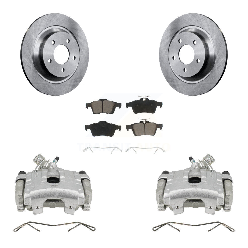 Kit de rotors d'étrier de frein à disque arrière et de plaquettes en céramique pour Mazda 5 KC8-100626C