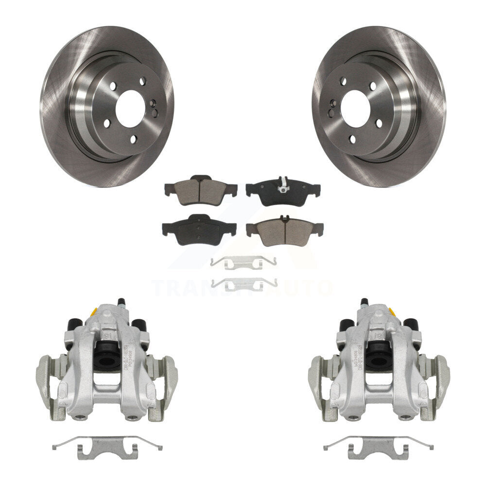 Kit de Rotor d'étrier de frein à disque arrière et de plaquettes en céramique, pour Mercedes-Benz E350 E320 E50