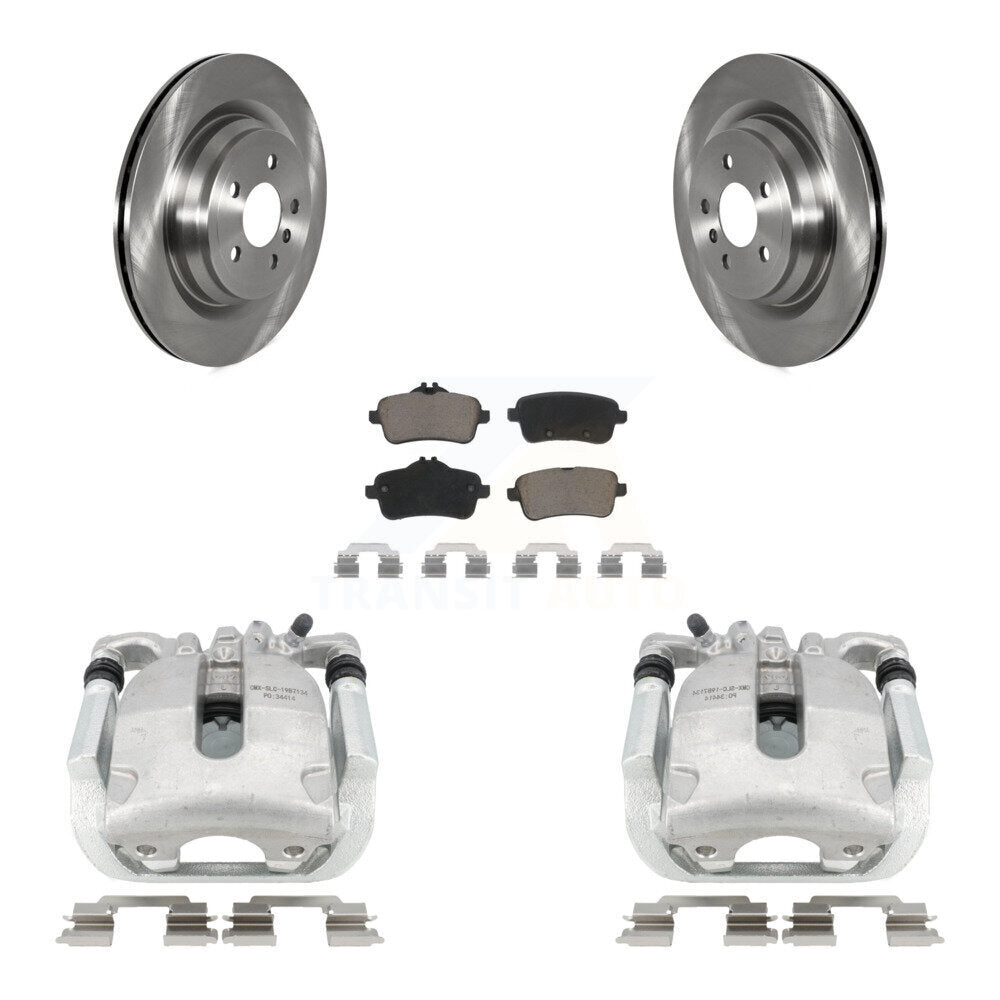 Kit de rotors d'étrier de frein à disque arrière et de plaquettes en céramique pour Mercedes-Benz ML350