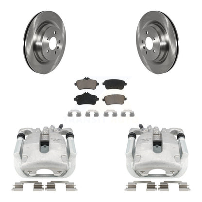 Kit de rotors d'étrier de frein à disque arrière et de plaquettes en céramique pour Mercedes-Benz ML350