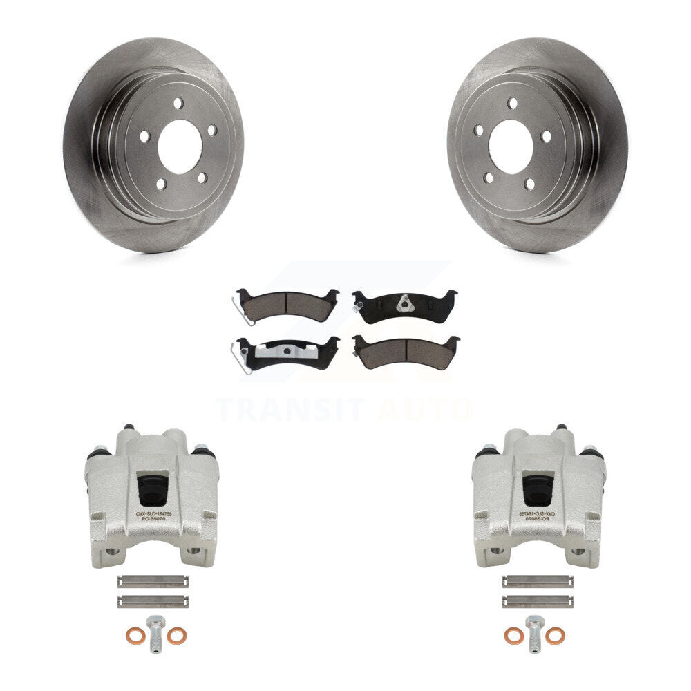 Kit de rotors d'étrier de frein à disque arrière et de plaquettes en céramique pour Ford Explorer Sport Tra