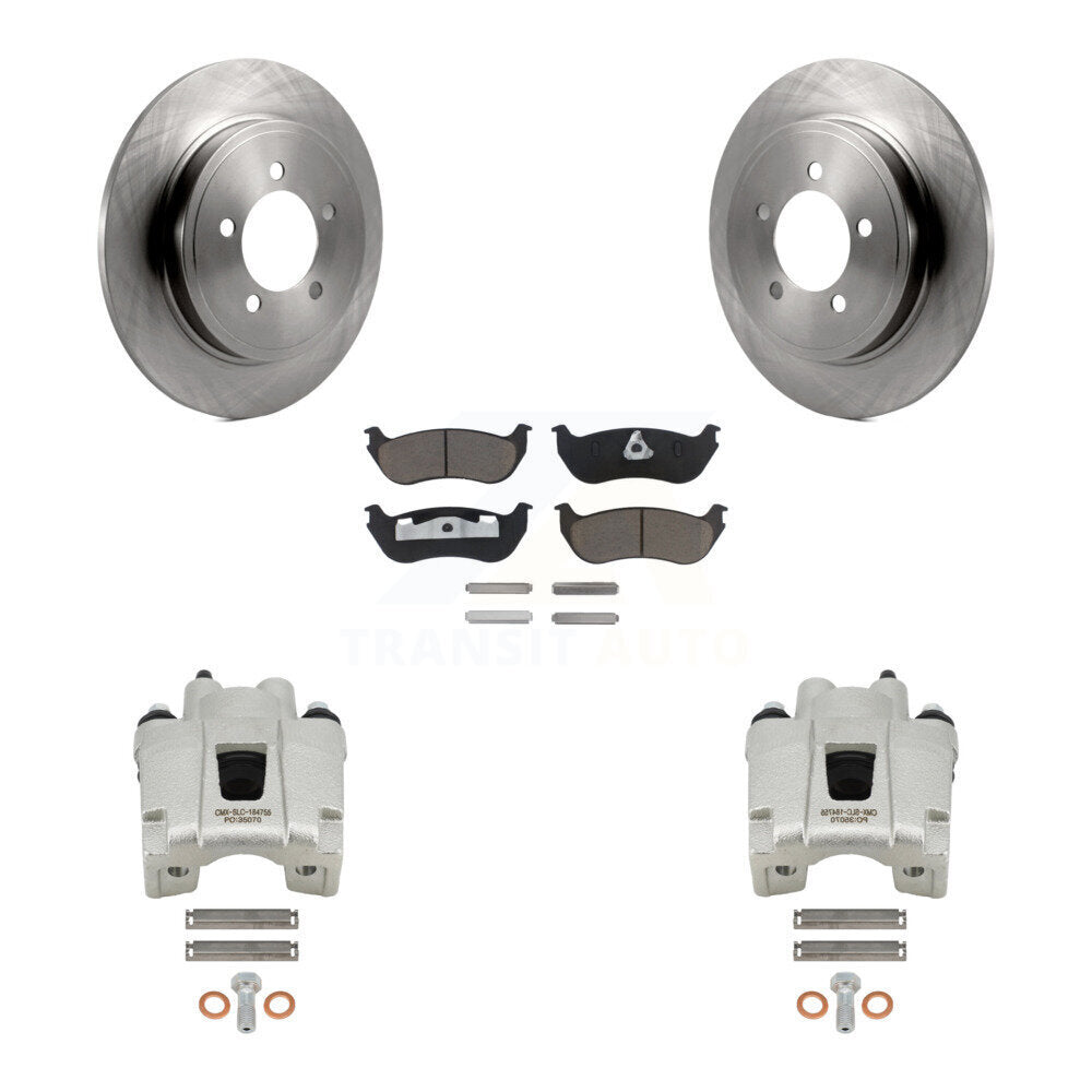 Rotor d'étrier de frein arrière et Kit de plaquettes en céramique pour Ford Explorer Mercury Mountainee