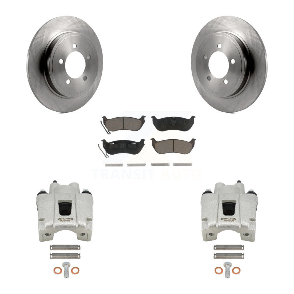 Rotors d'étrier de frein arrière et Kit de plaquettes en céramique pour Ford Explorer Sport Trac Mercur