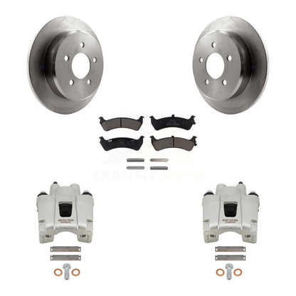 Kit de rotor d'étrier de frein arrière et de plaquettes en céramique pour Mercury Mountaineer à partir de 01 02