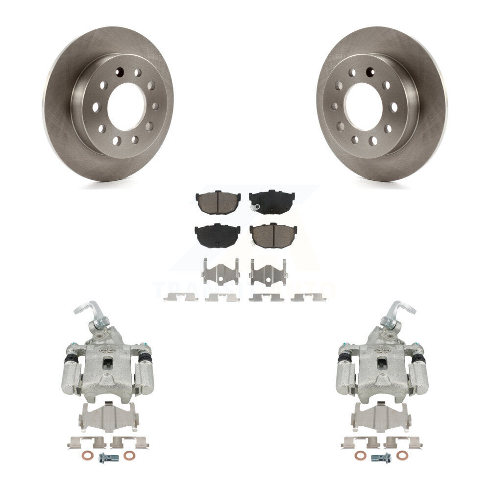 Kit de rotors d'étrier de frein à disque arrière et de plaquettes en céramique pour Hyundai Tiburon