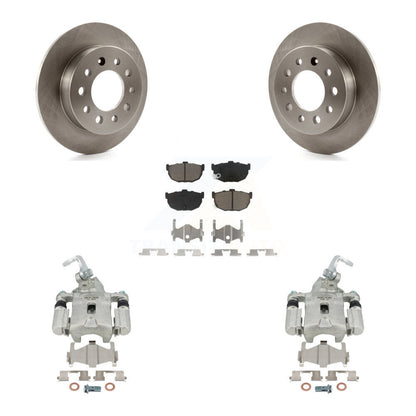 Kit de rotors d'étrier de frein à disque arrière et de plaquettes en céramique pour Hyundai Tiburon