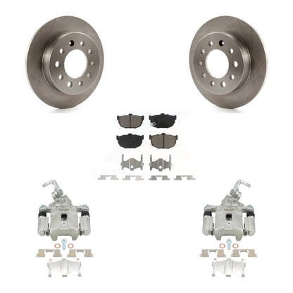 Kit de rotors d'étrier de frein à disque arrière et de plaquettes en céramique pour Hyundai Tiburon