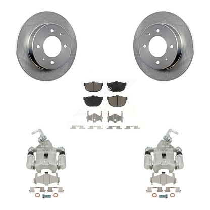 Rotors d'étrier de frein arrière et Kit de plaquettes en céramique pour frein arrière à disque Hyundai Elantra