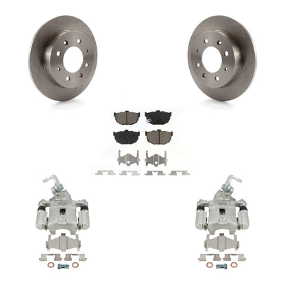 Kit de rotors d'étrier de frein à disque arrière et de plaquettes en céramique pour Kia Spectra Spectra5